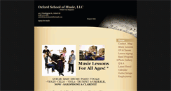 Desktop Screenshot of oxfordschoolofmusic.com